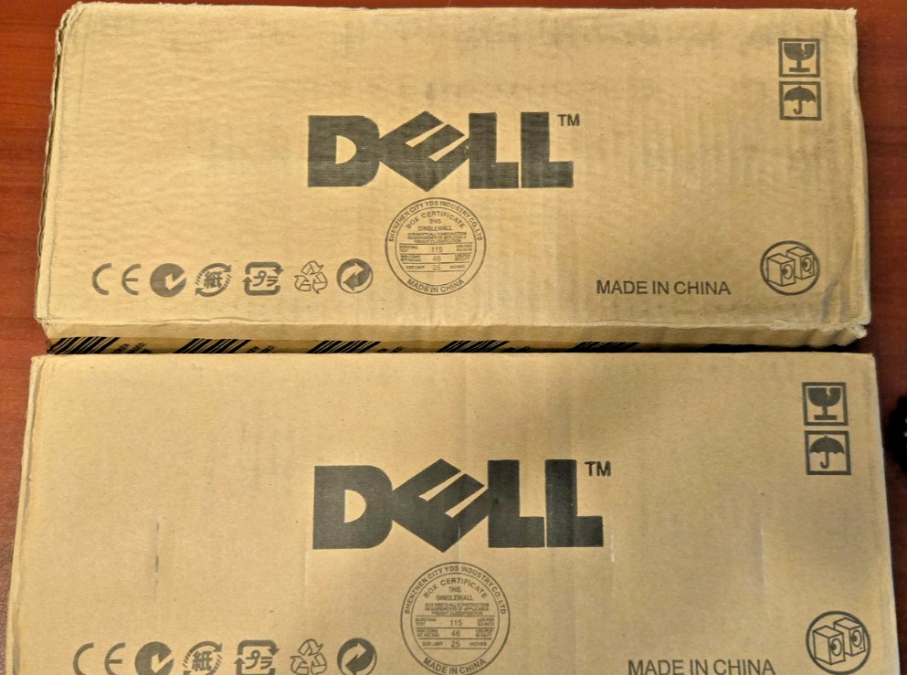 Lot of 2 - New Sealed Dell 0DW711 Soundbar Deluxe Stereo High End Speaker Bar