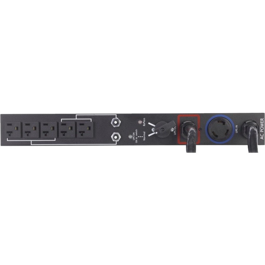 Eaton Basic Rack PDU HotSwap MBP 110-125V 24A Single-Phase PDU EHBPL3000RPDU1U