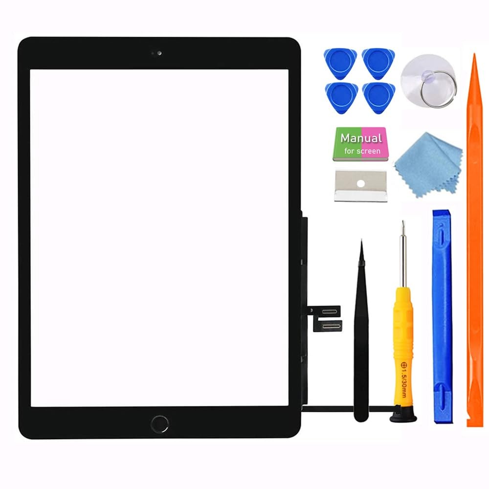 for iPad 7/8 7th 8th Gen Screen Replacement Digitizer Touch Glass 10.2", for ...
