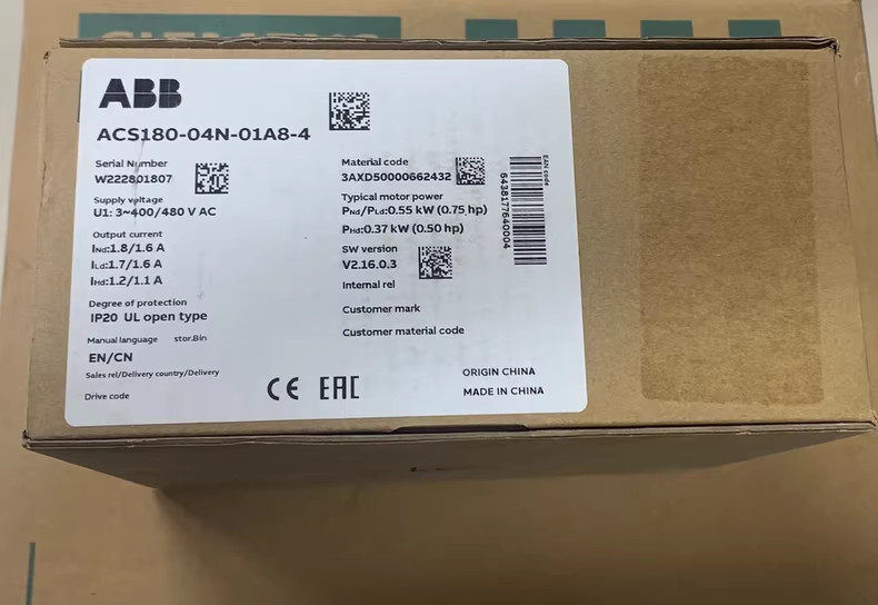 1Pcs Brand New ABB ACS180-04N-01A8-4 Frequency Converter ACS180-04N-01A8-4