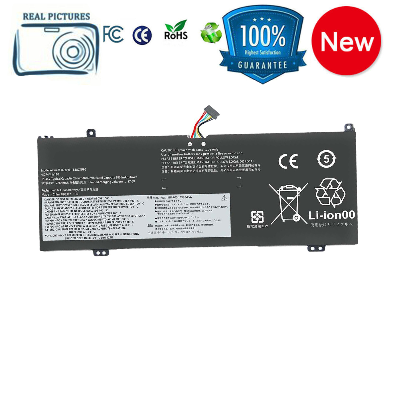 L18D4PF0 L18C4PF0 L18M4PF0 13S-IWL 14S-IWL 13S-IML  Battery For Lenovo ThinkBook