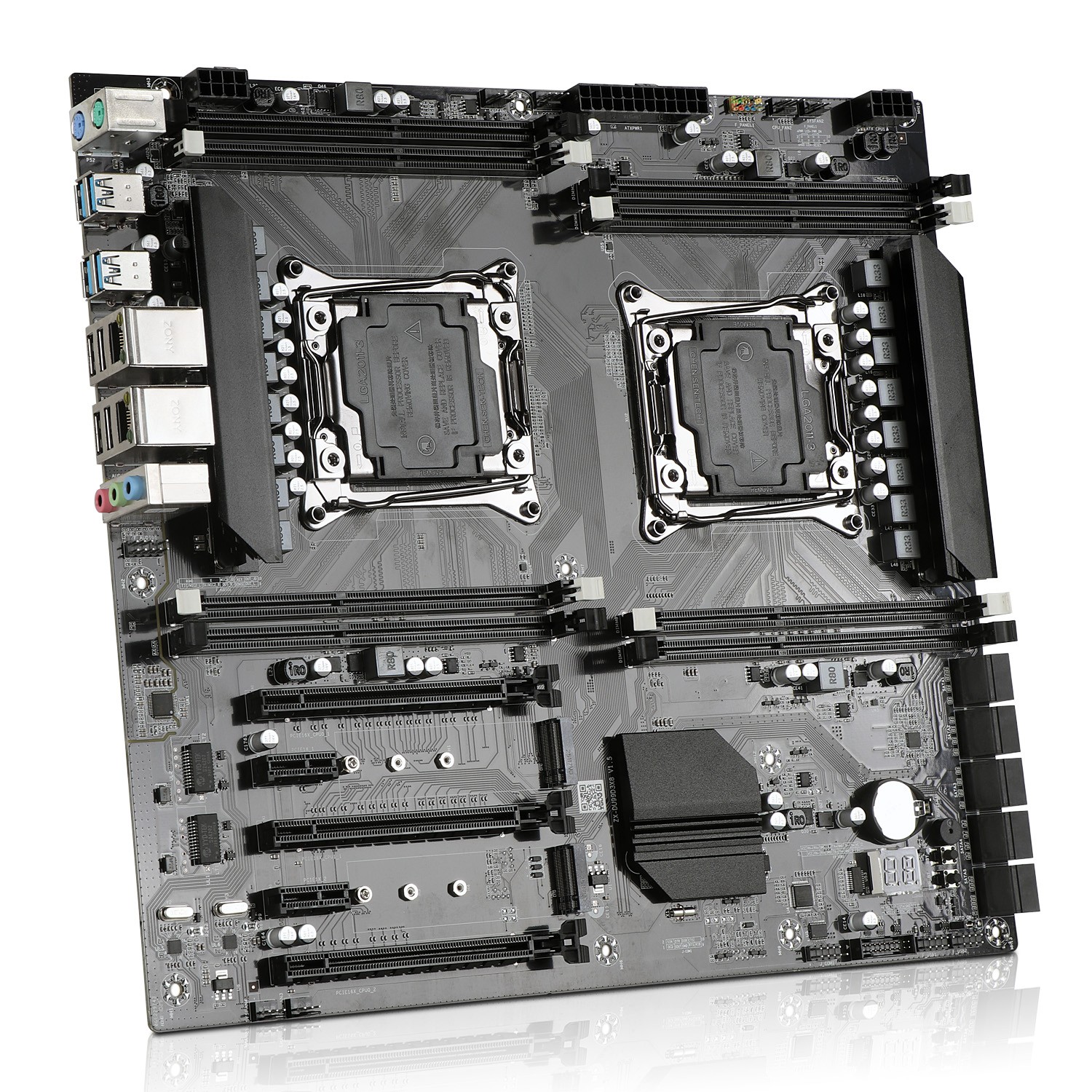 X99 Dual CPU Motherboard LGA 2011-3 DDR3 M.2 PCI-e 3.0 USB 3.0 - Xeon E5 V3/V4