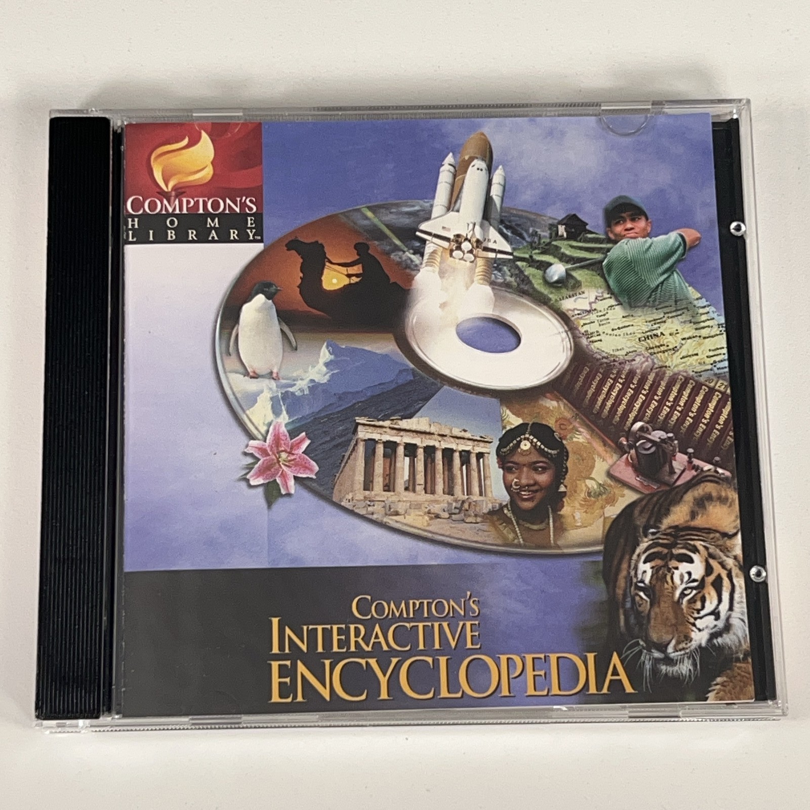 Compton's Interactive Encyclopedia 1998 PC CD-ROM Windows 95 Vintage Software