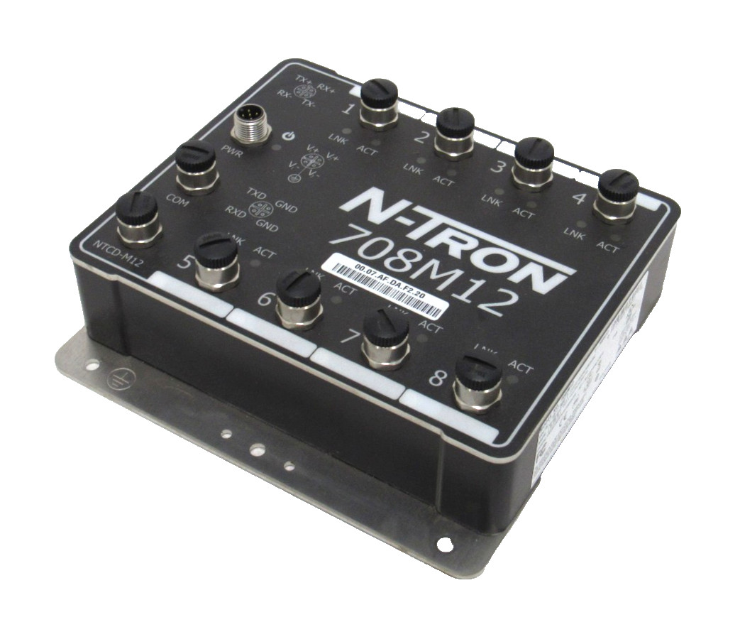 NEW RED LION CONTROLS 708M12 ETHERNET SWITCH