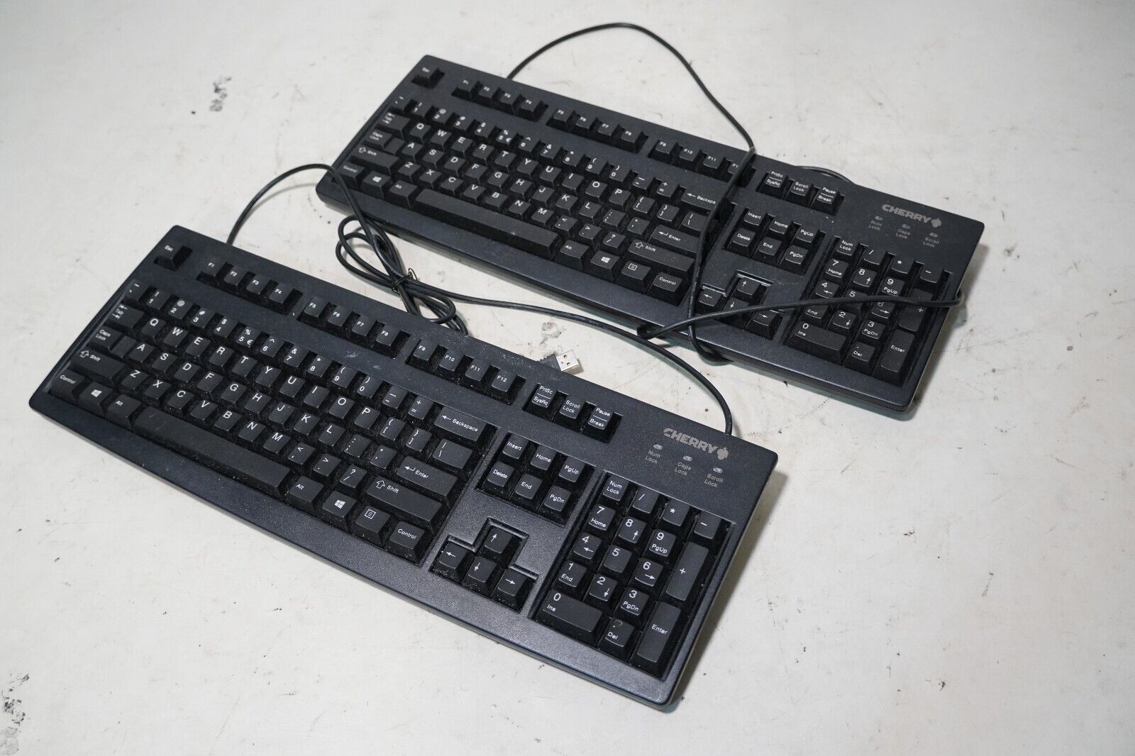 CHERRY G83-6104LUNEU-2 Wired Keyboard, Black, USB, ANSI 104-Key