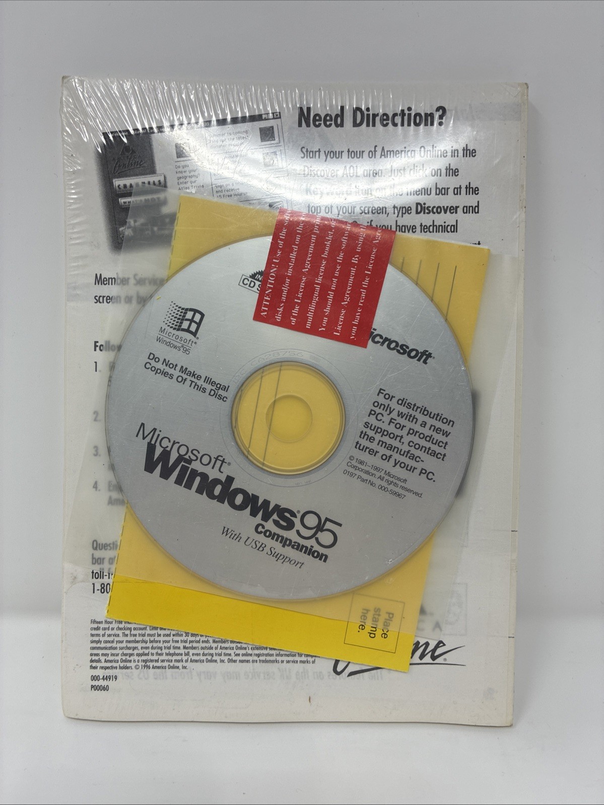 NEW Sealed Microsoft 95 Companion for Windows 95