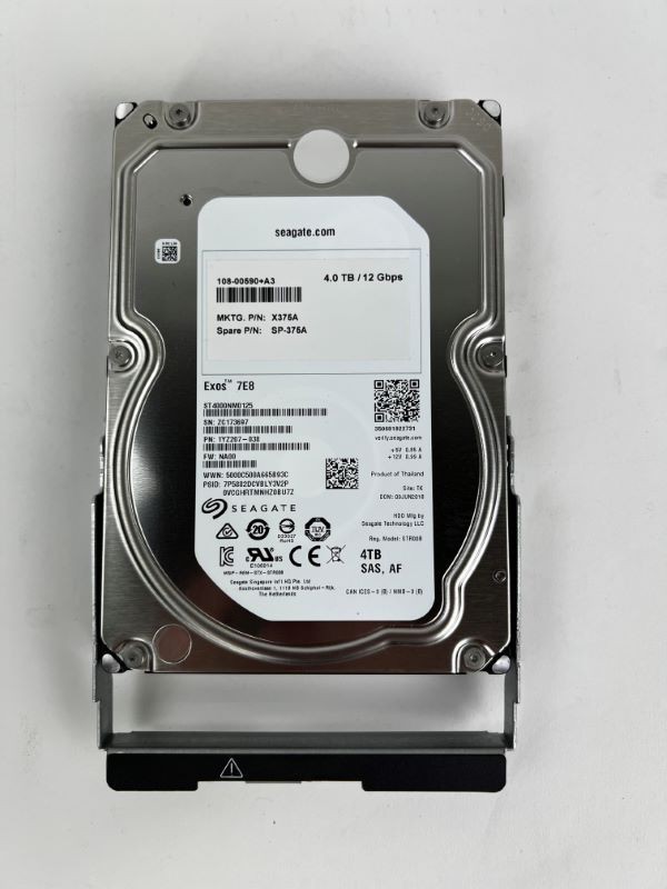 NetApp X375A 4TB 7.2k 12GB SAS 3.5" w/tray for DS460C