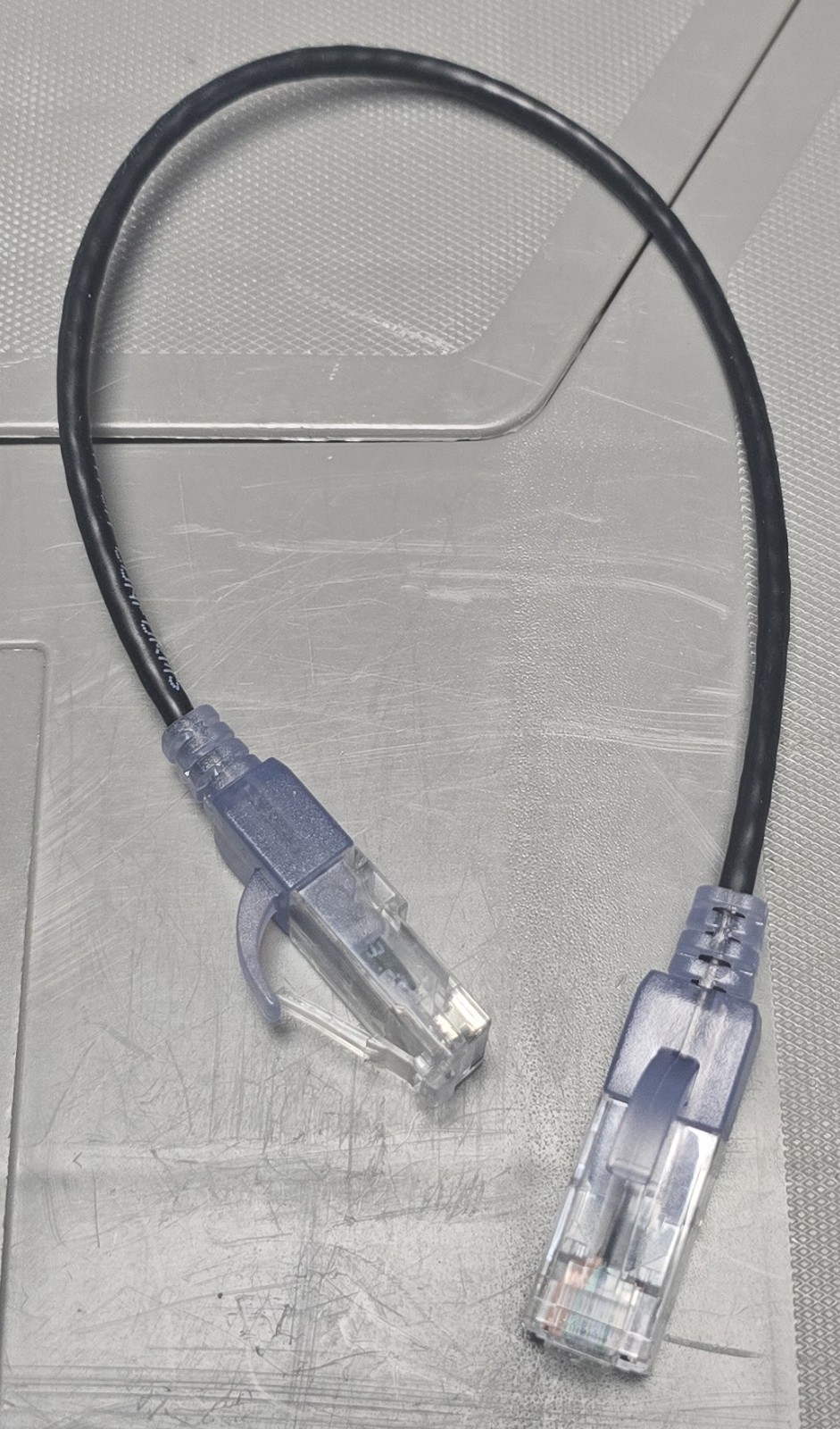 Monoprice SlimRun Cat6A 1ft Black Ethernet Cables 10-Pack New