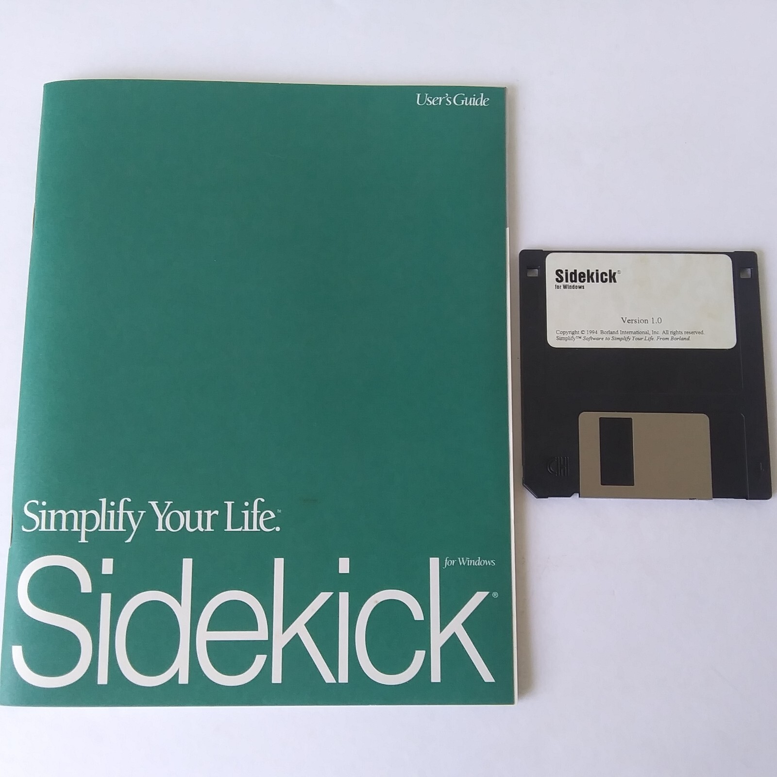 Sidekick for Windows User's Guide Simplify Your Life Borland Disk Version 1.0