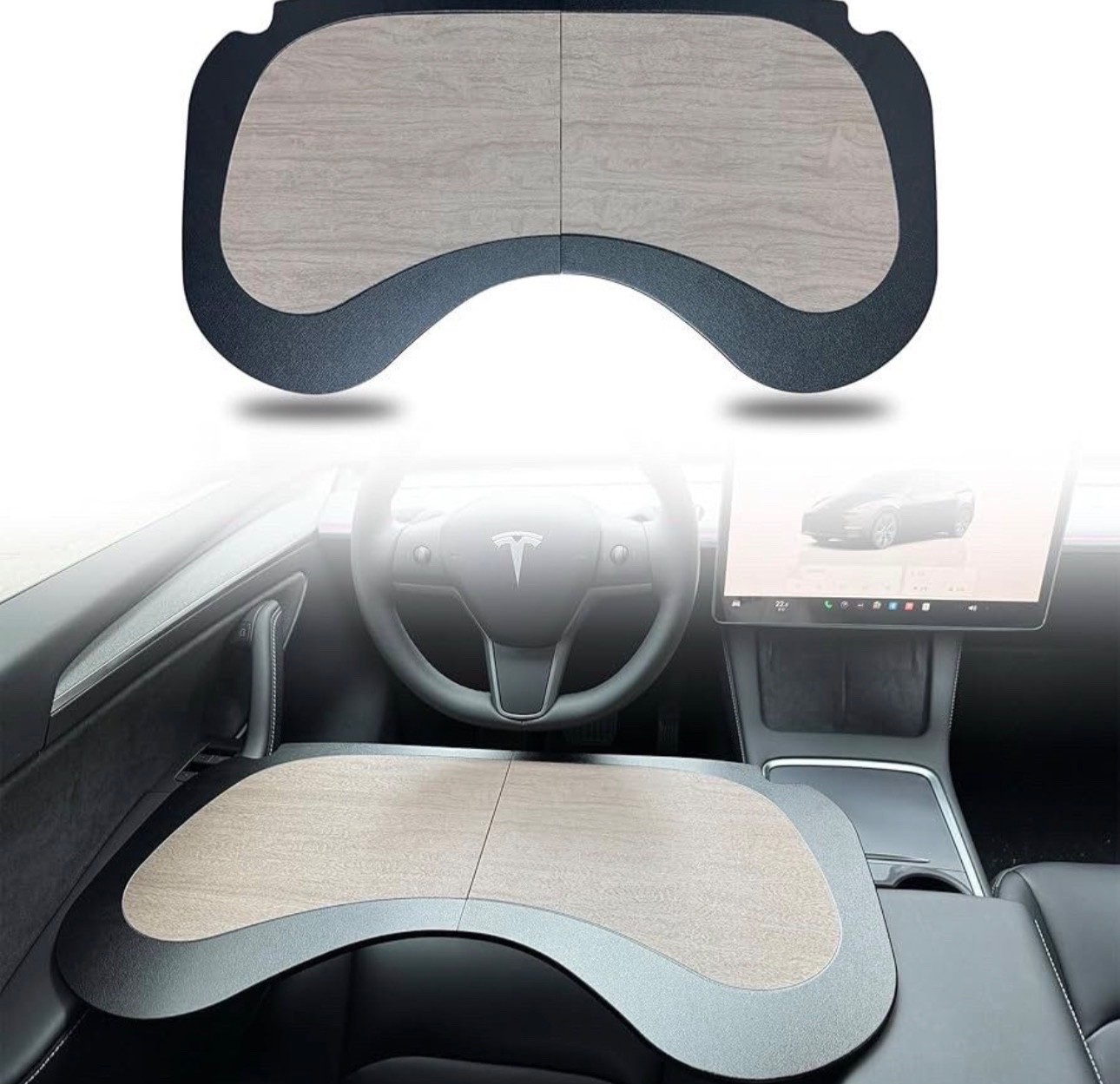 Universal Foldable Car Laptop Table, Multipurpose Tray for Dining, Work & Travel