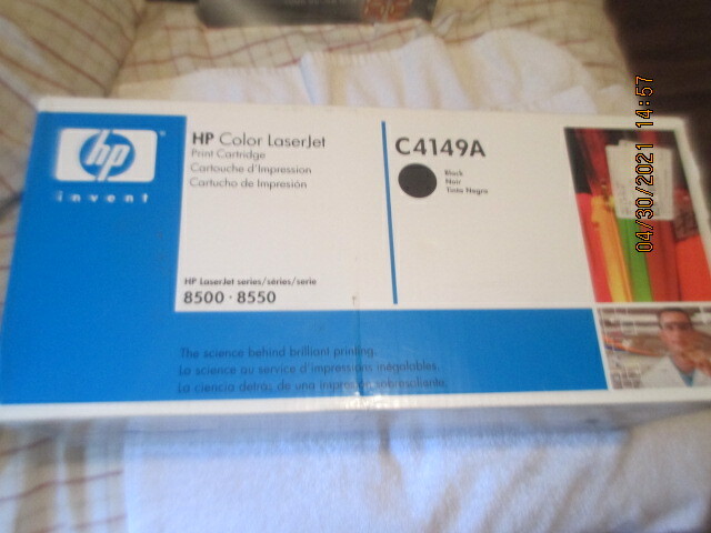 HP 49A Black Toner Cartridge (C4149A) Genuine OEM Original 8500 8550 NEW