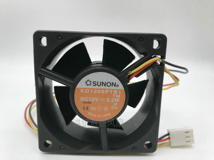 SUNON 6025 KD1206PTB1 DC12V 2.2W 60*25MM 3-wire cooling fan