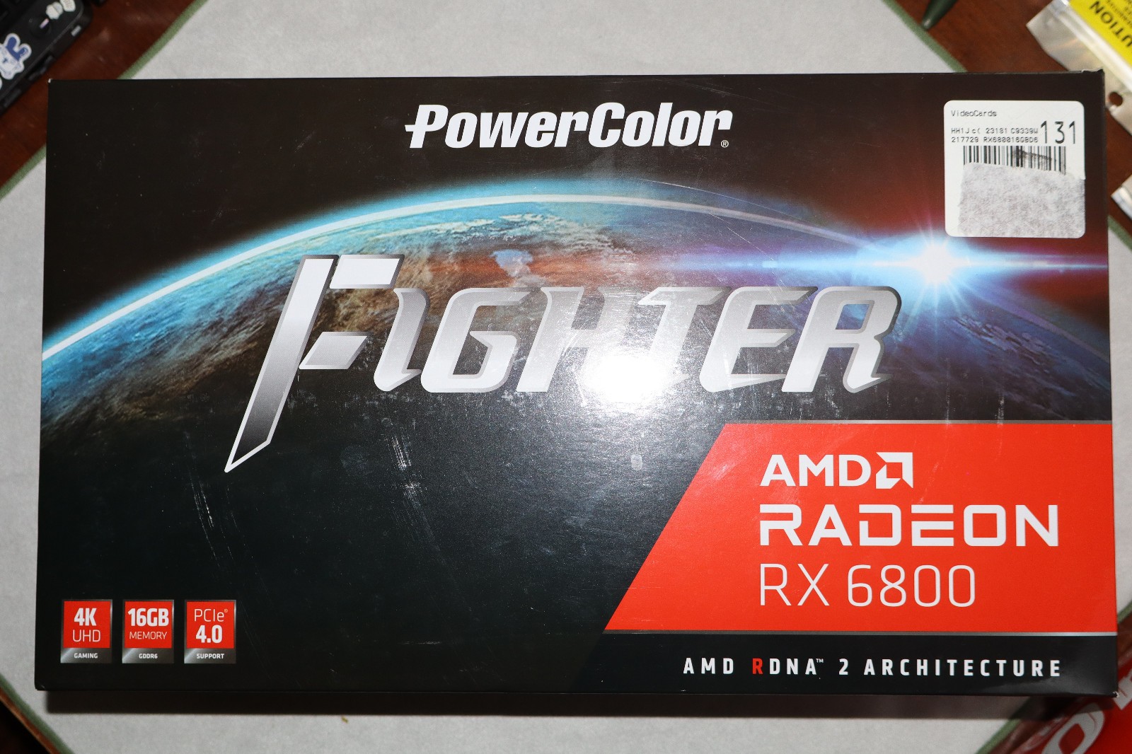 PowerColor Fighter AMD Radeon RX 6800 16GB GDDR6 Graphics Card RDNA2 4K capable