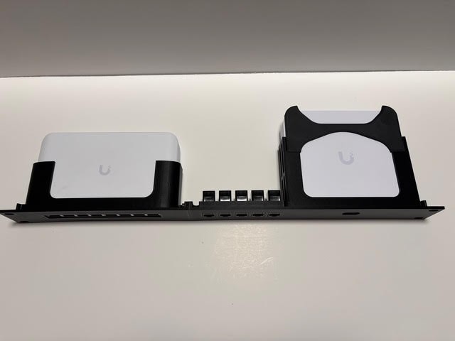 UniFi 1U Rack Mount for UCG-Ultra / UCG-Max & USW Lite 8 PoE w/ Keystone Ports