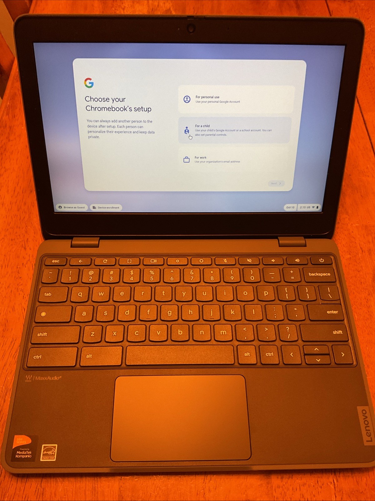 Lenovo 100e Chromebook Gen 4 Intel 11.6” Laptop w/ Charger – Used