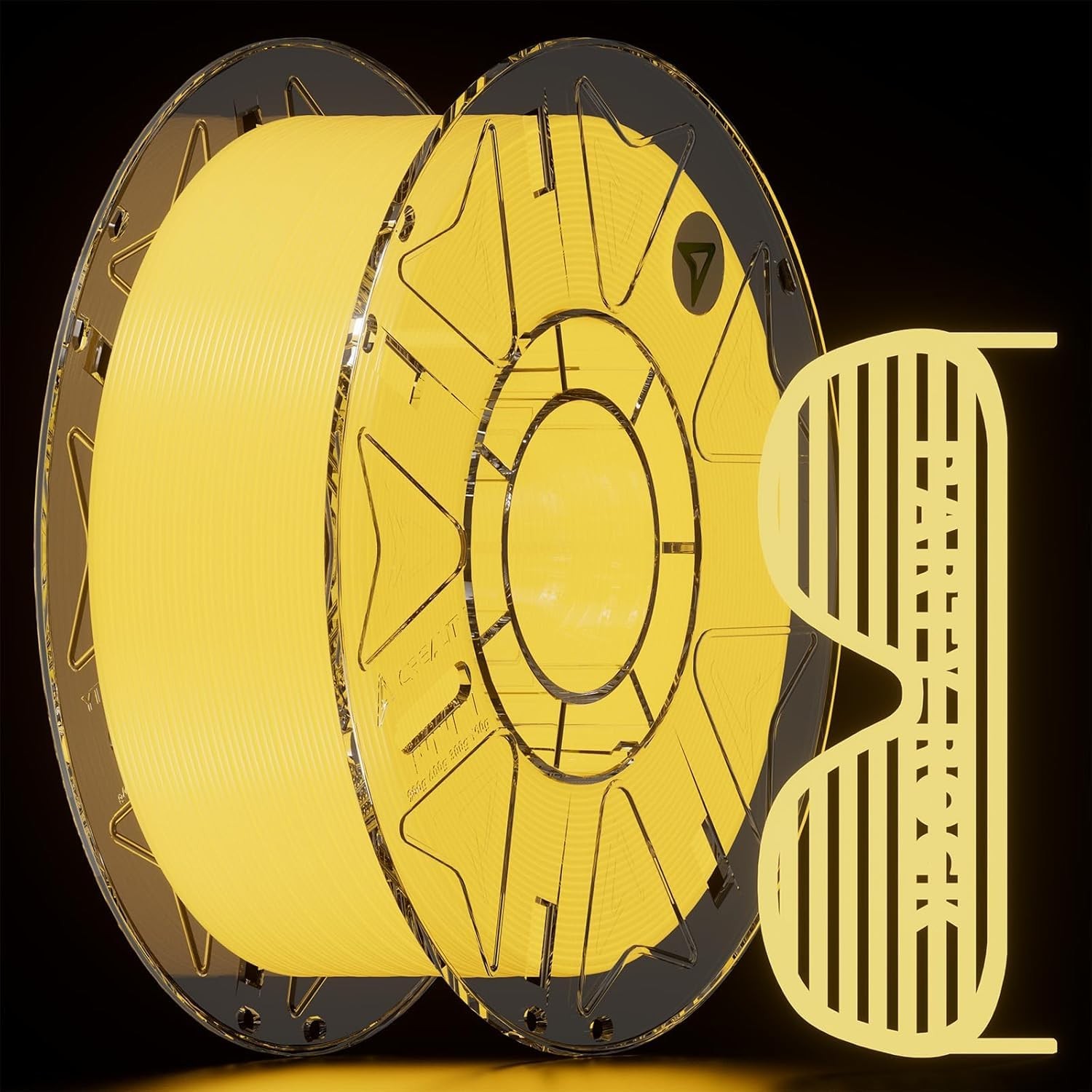 Glow in the Dark PLA, Hyper PLA Glow Filament 1.75mm, High Speed
