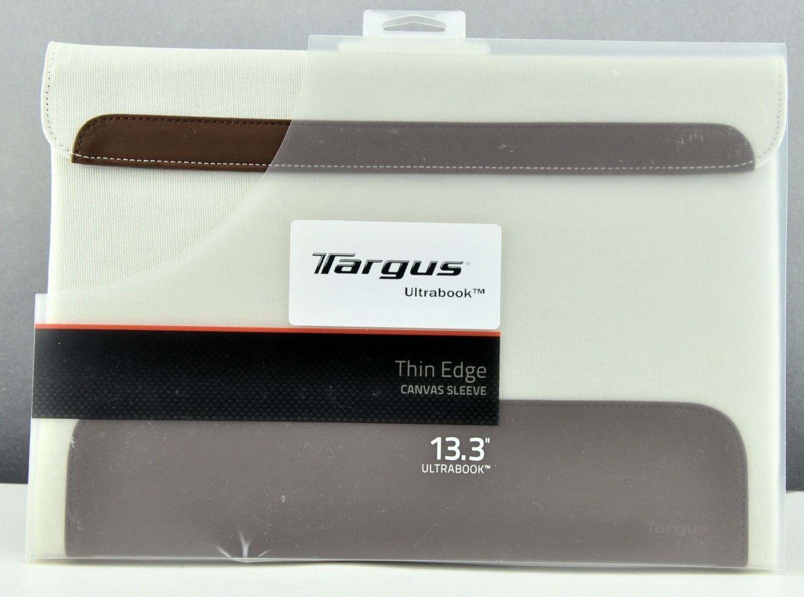 Brand New Targus UltraBook Thin Edge Canvas Sleeve Cotton Canvas 13.3" USA Ship