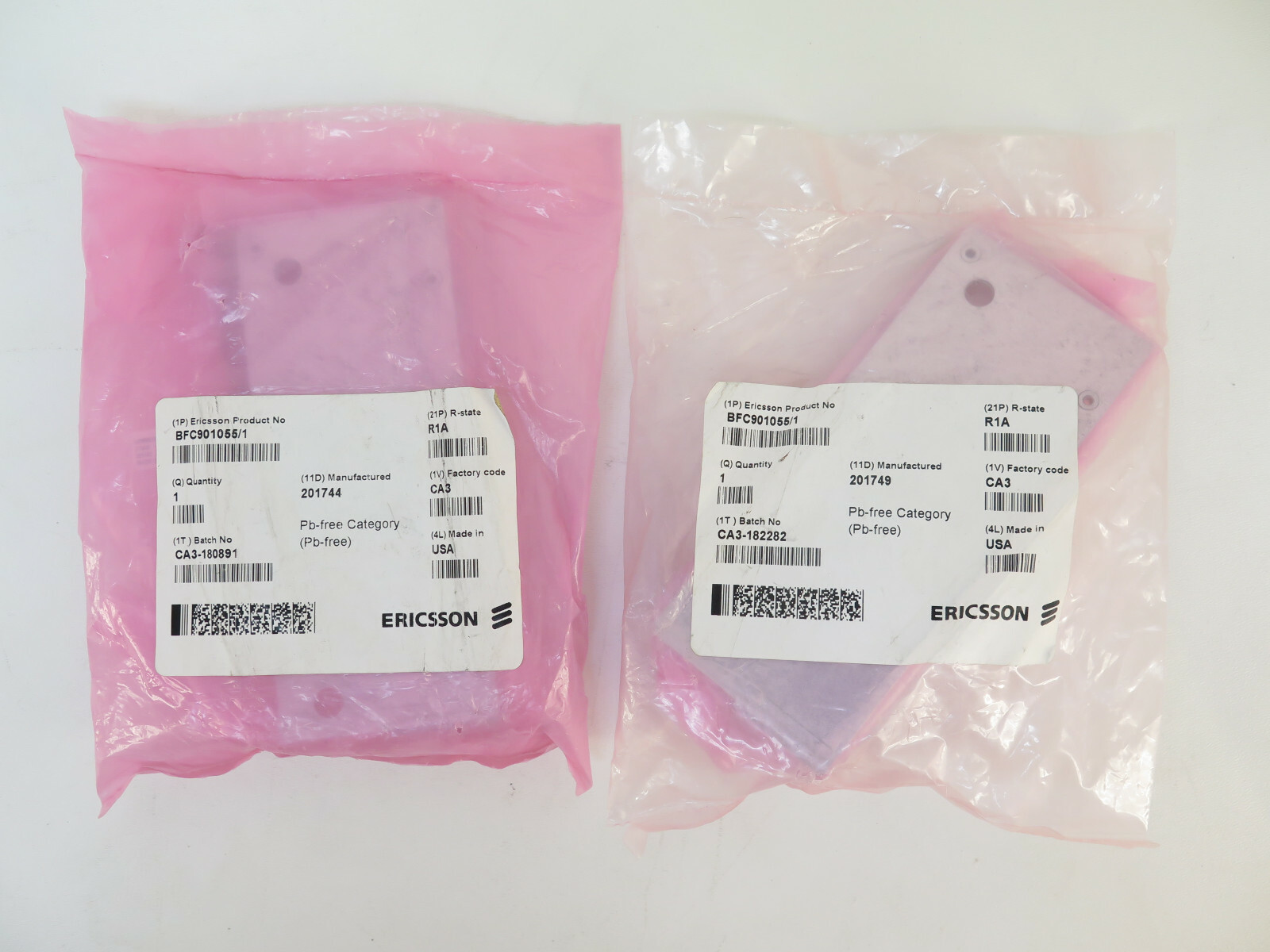 *Lot of 2* Ericsson BFC901055/1 Coax Cable Bracket Kit