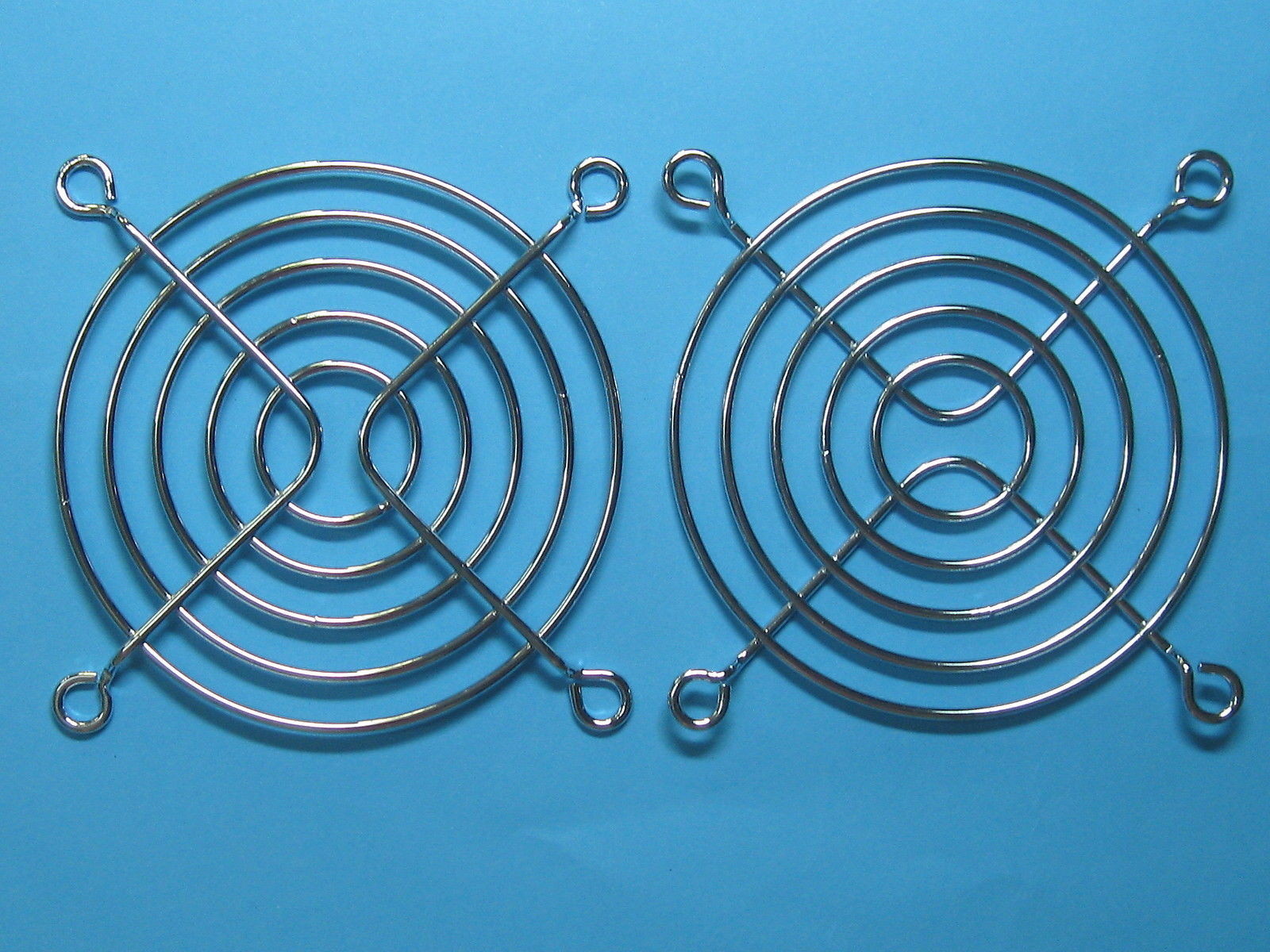 8 pcs DC Fan Grill Protector Silver Finger Guard Used for 80mmx80mm Fan 8cm New