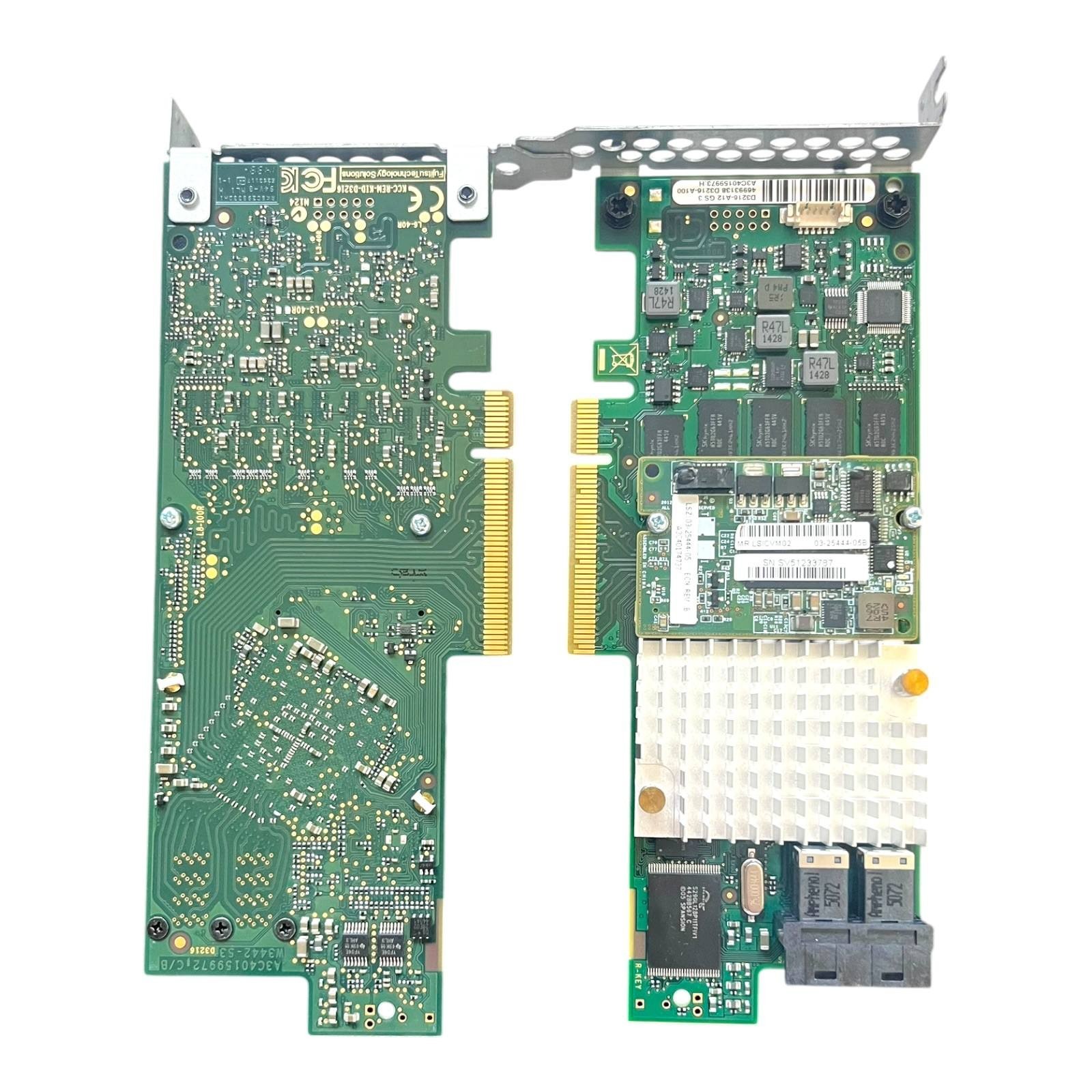 Fujitsu D3216-A12 GS3 PRAID EP400i 12Gb PCIe x8 RAID Controller 1GB SAS LP Brack