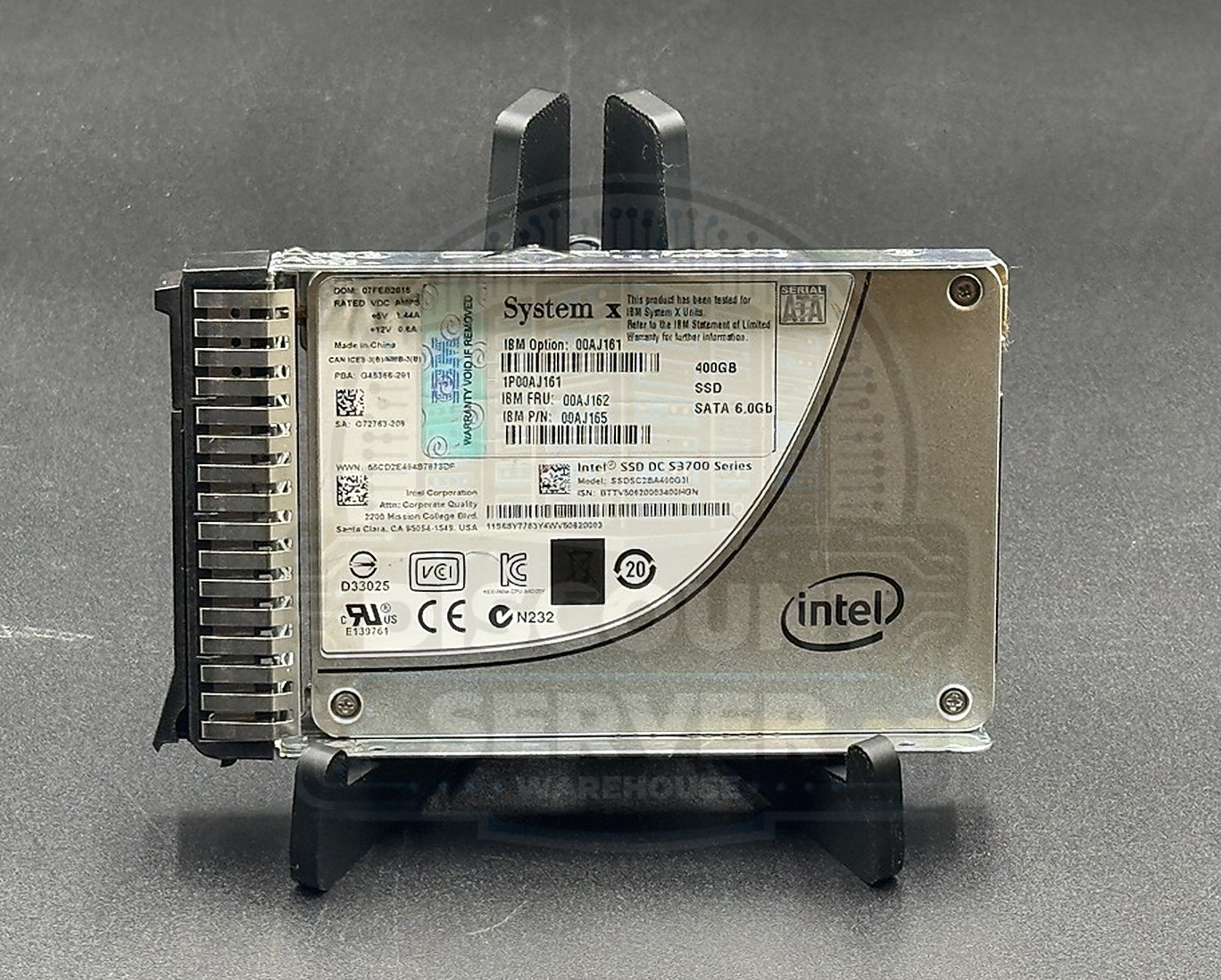IBM 400GB SSD SATA 6G MLC G3HS 2.5in 00AJ162 Grade A 98% - 100%