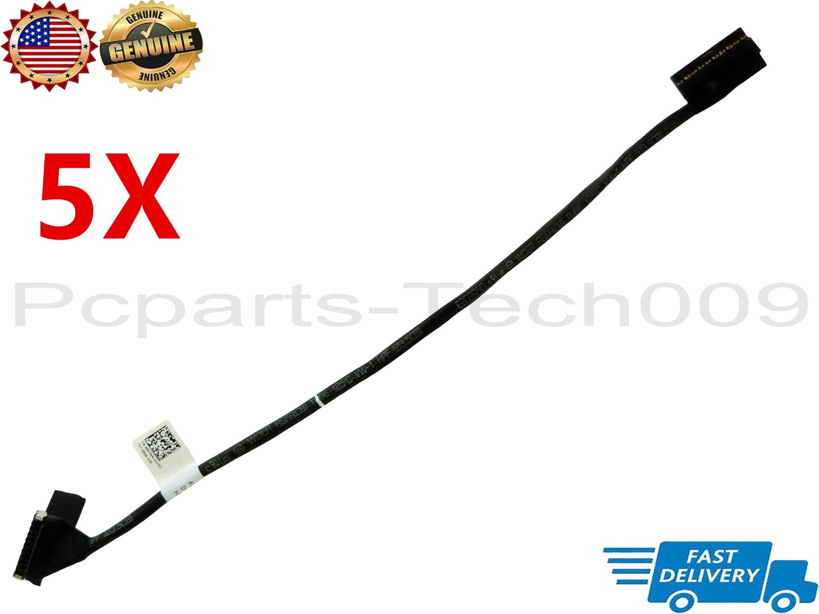 5X Lot Battery Cable Connector For Dell Latitude 5270 E5270 NTWN DC020028J00