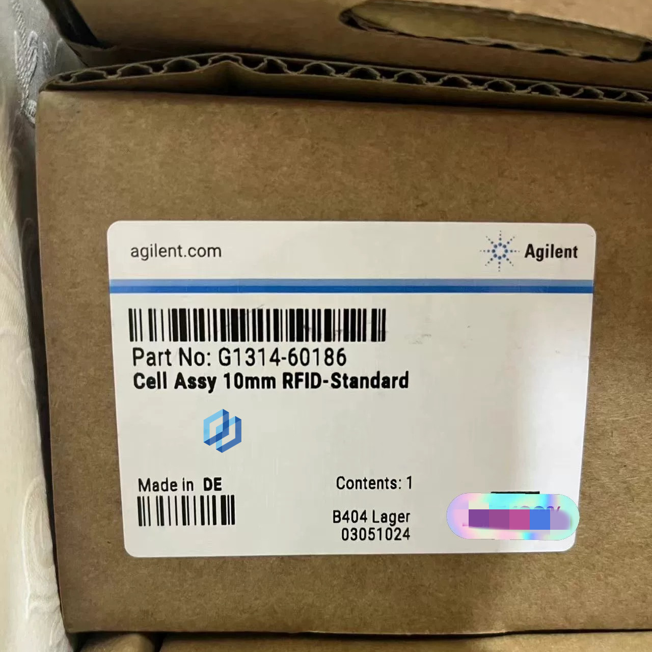 Agilent G1314-60186 UV Detector Flow Cell Brand New Expedited Shipping