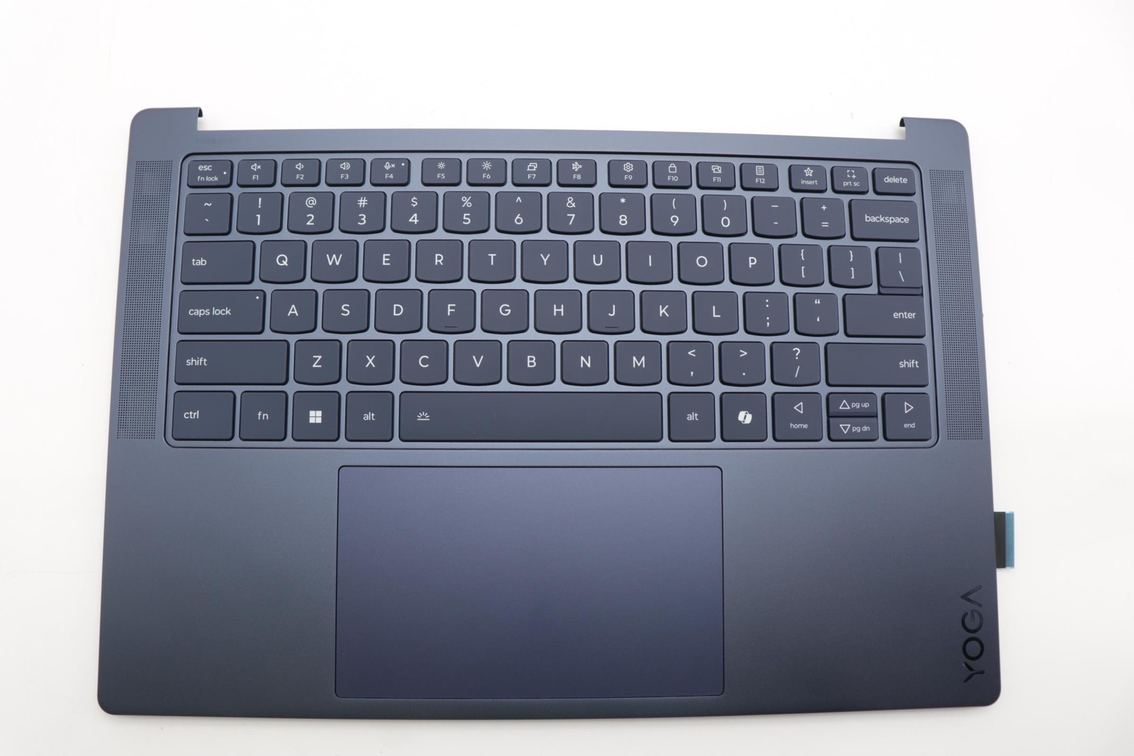 Palmrest With Keyboard, USA English, Cosmic Blue