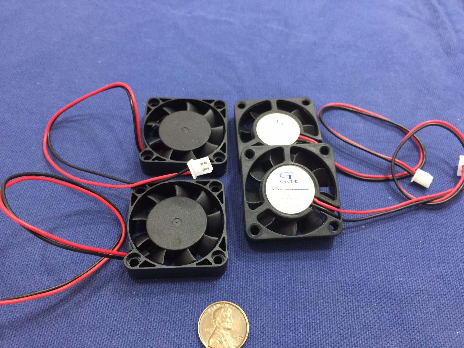 4 pcs 4010 Fan 24V 40x10 40mm reprap Dual Extruder Cooling USA 3d printer