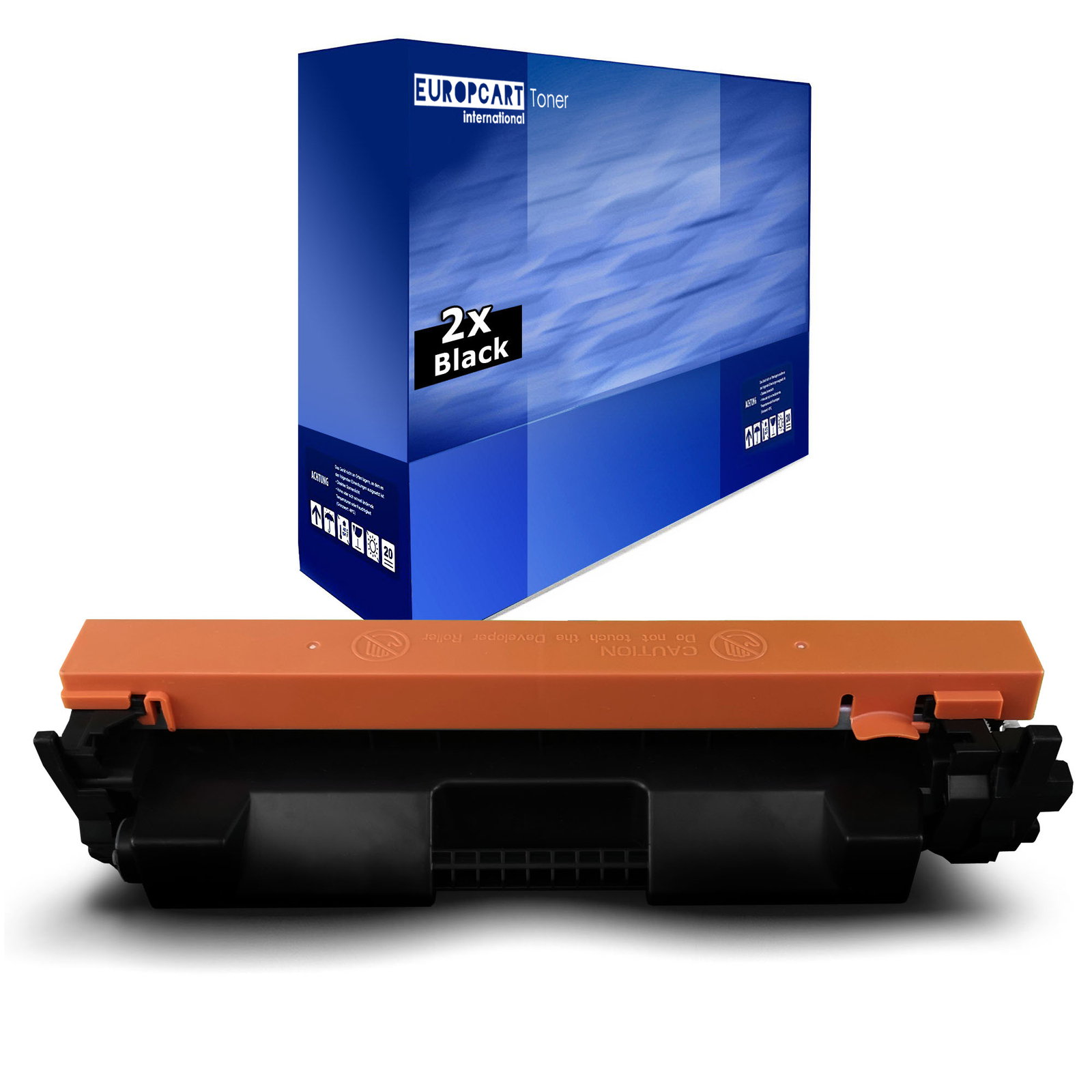 2x Eurotone XXL Compatible Black Laser Toner for HP Pro M-132-fp