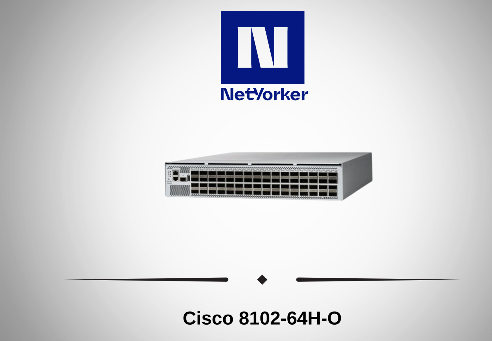 Cisco 8000 Series 8102-64H-O 64 Port 64x100GbE QSFP28  Router-Same Day Shipping
