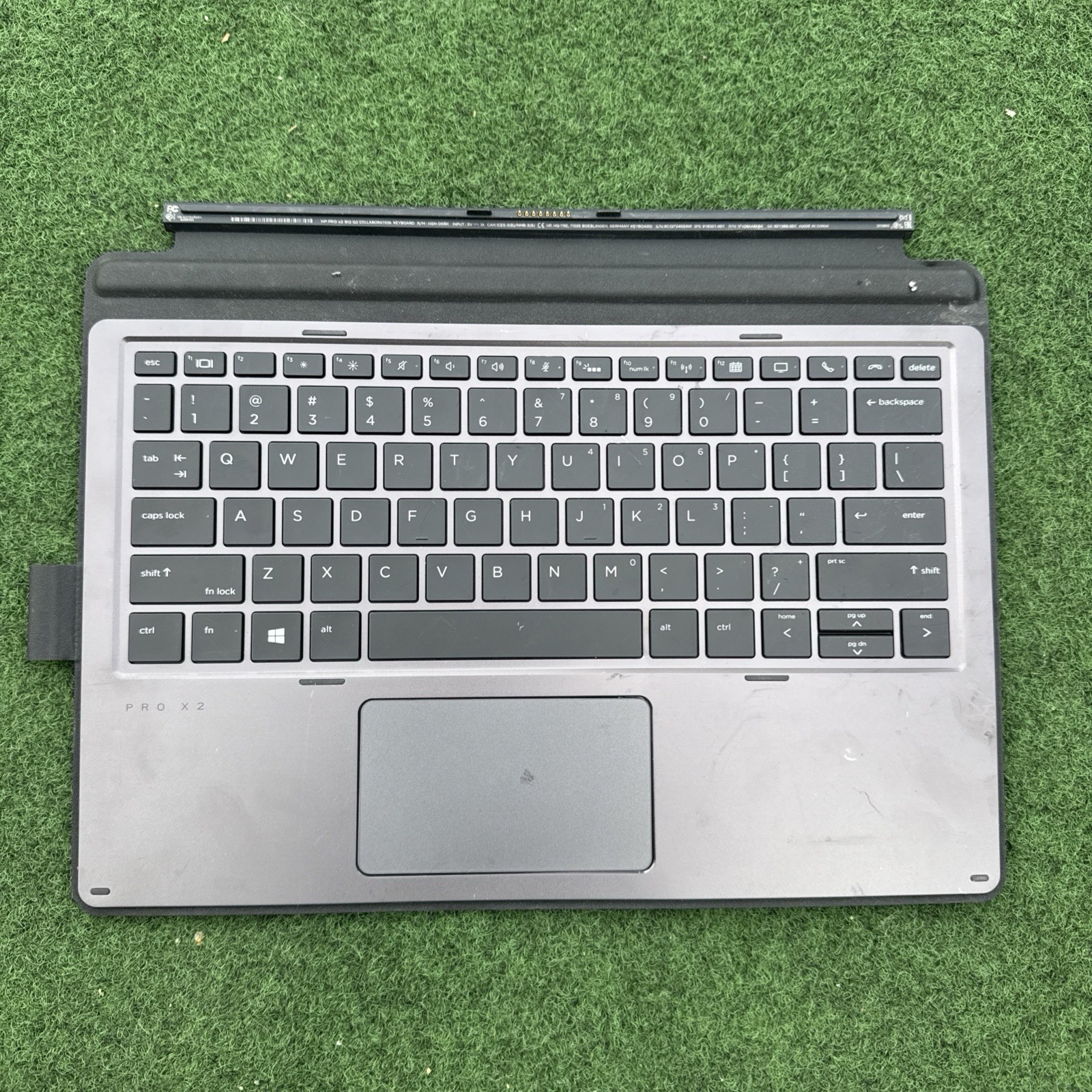 HP HSN-DO6K Collaboration PRO X2 612 G2 Tastatur mit Touchpad