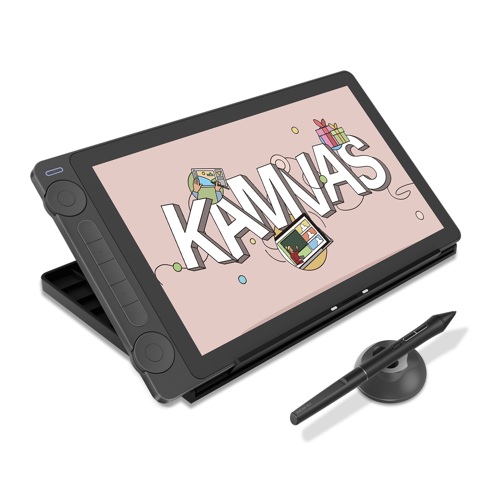 USED HUION Kamvas 13 (Gen 3) 13.3" Drawing Tablet Pen Display PenTech 4.0 Stand