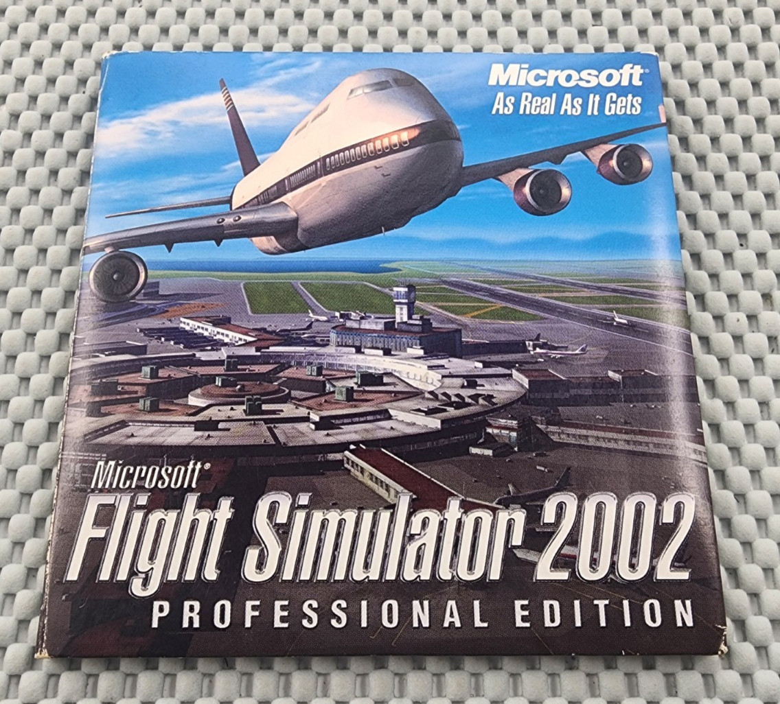 Microsoft Flight Simulator 2002 Professional Edition (PC, 2001) – 3 Disc Set