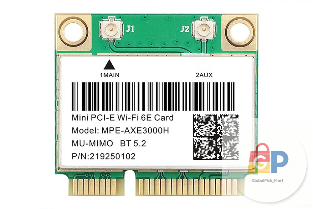 Mini PCIe AXE5400Mbps WiFi 6E Card BT5.2 Network Adapter better than AX210 AX200