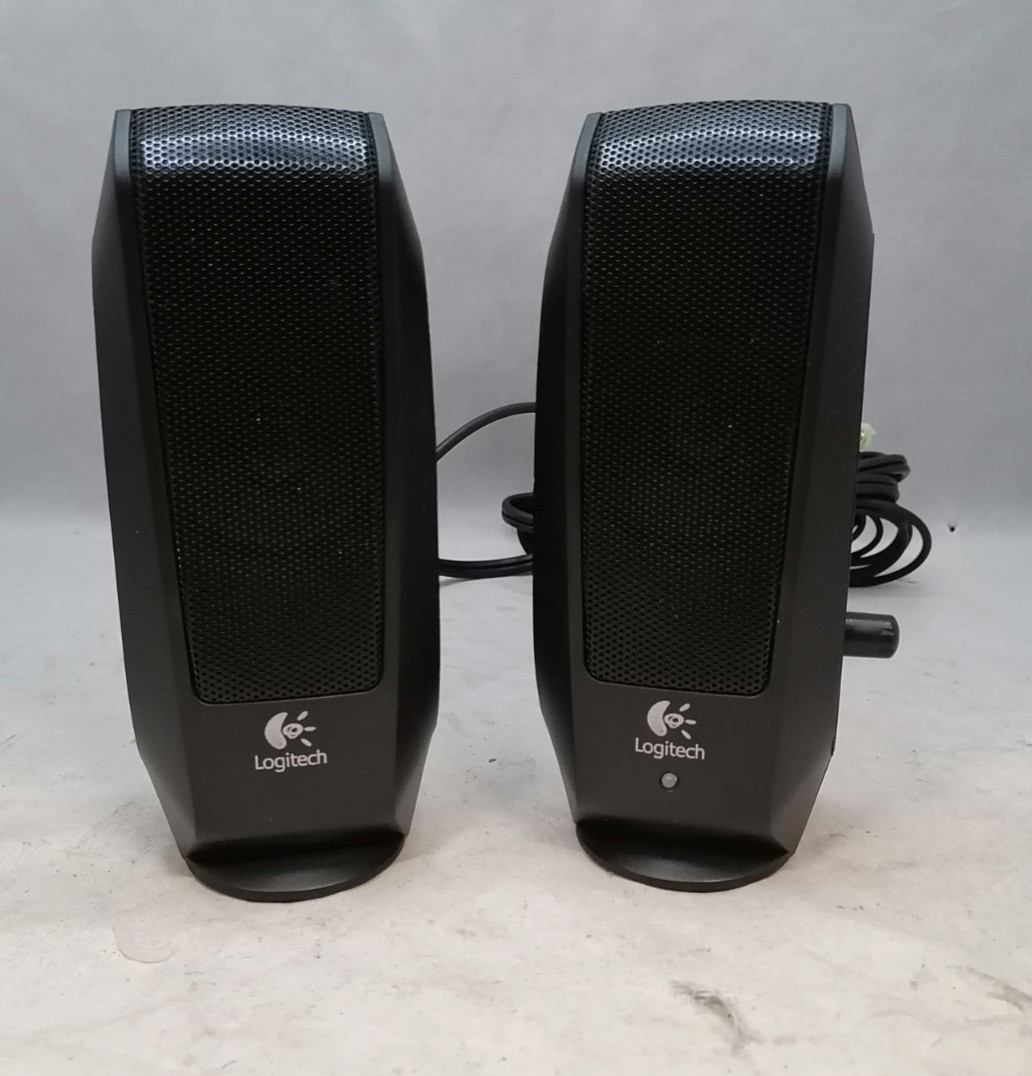 Logitech Desktop Speaker System S-120 Black P/N:880-000065