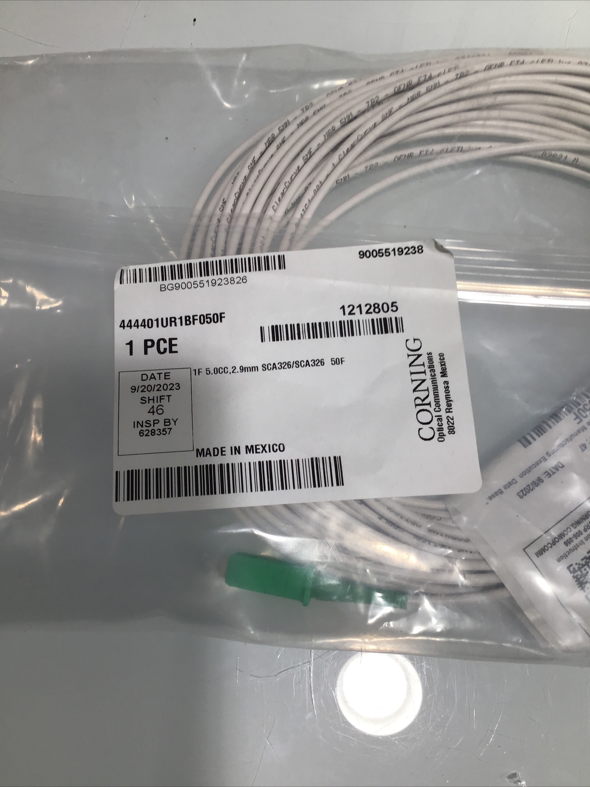 Corning Fiber Optic Cables 1F 50ft 2.9mm SCA326 25 Pack