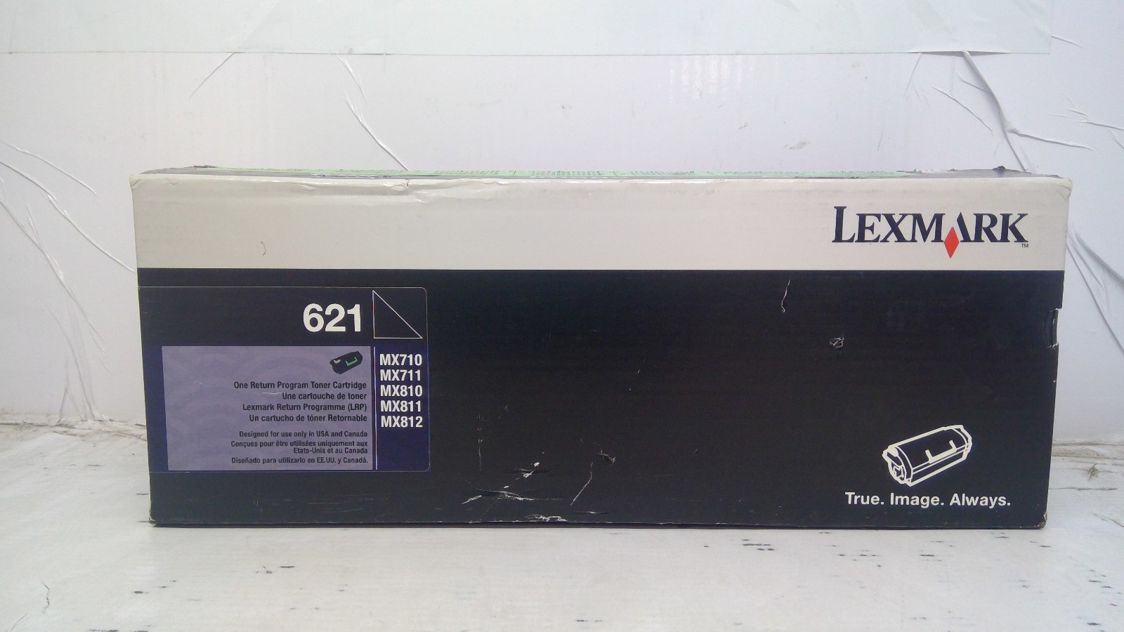 Genuine Lexmark 621 Black Return Program Toner Cartridge 62D1000