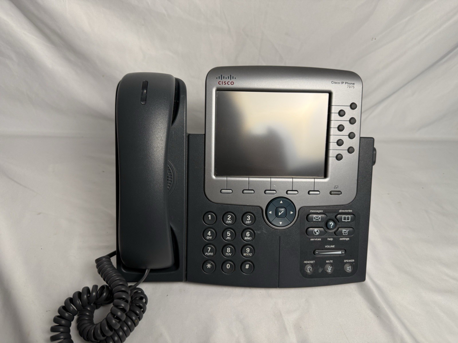 CISCO CP-7975G VOIP IP Office Phone - No Power Cord
