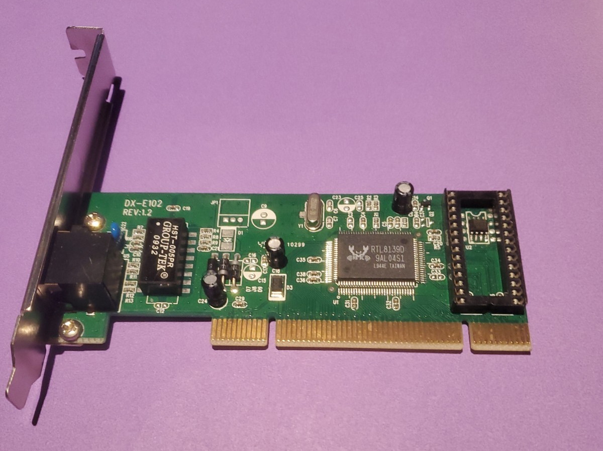 Dynex DX-E102 PCI 10/100Mb Network Adapter NIC