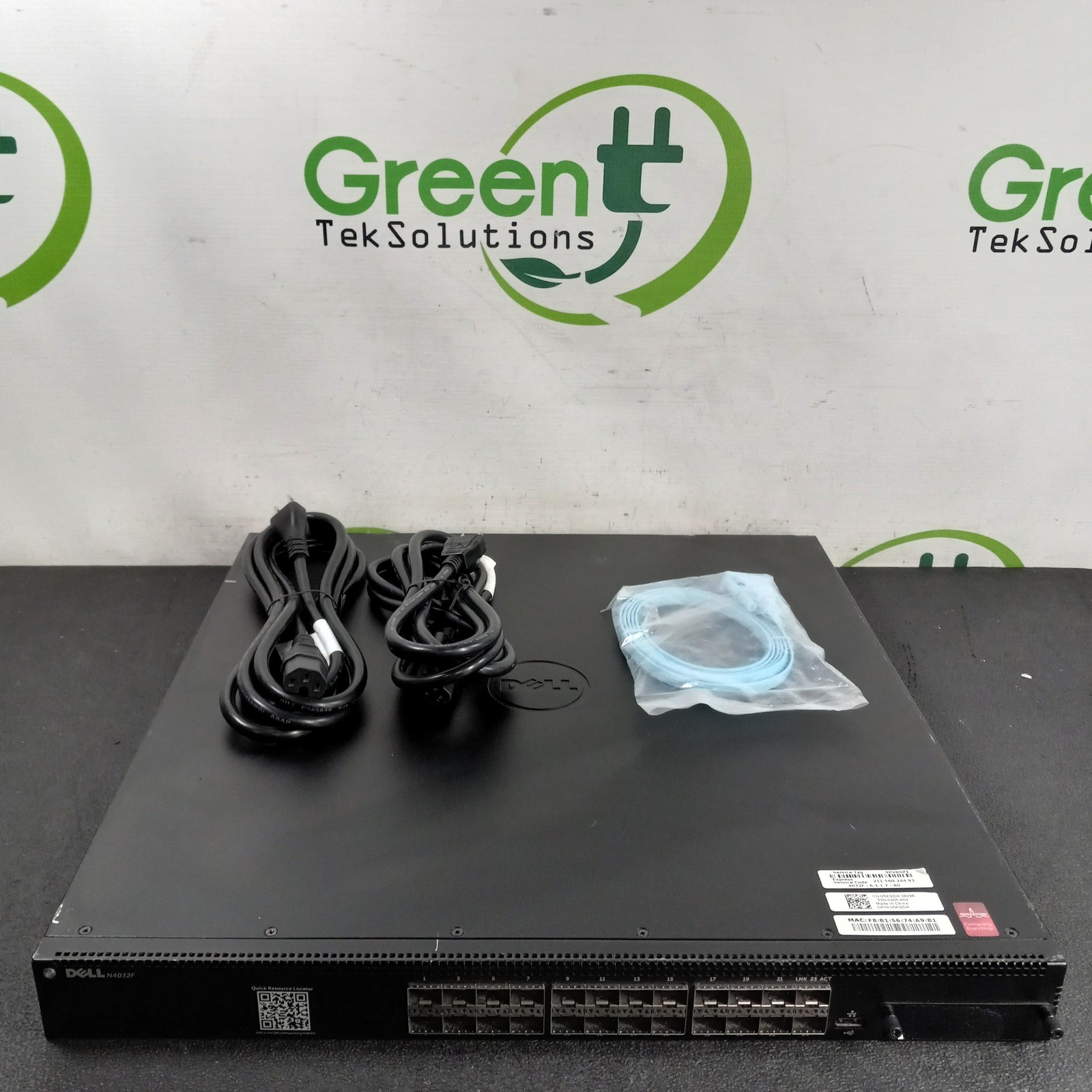 Dell N4032F PowerConnect 24-Port Gigabit 10GbE SFP+ Ethernet Network Switch