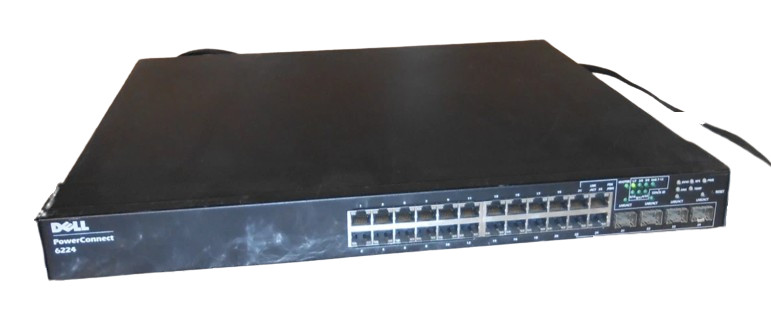 Dell PowerConnect 6224 24-Port Ethernet Network Switch - NO RACK MOUNT KITS