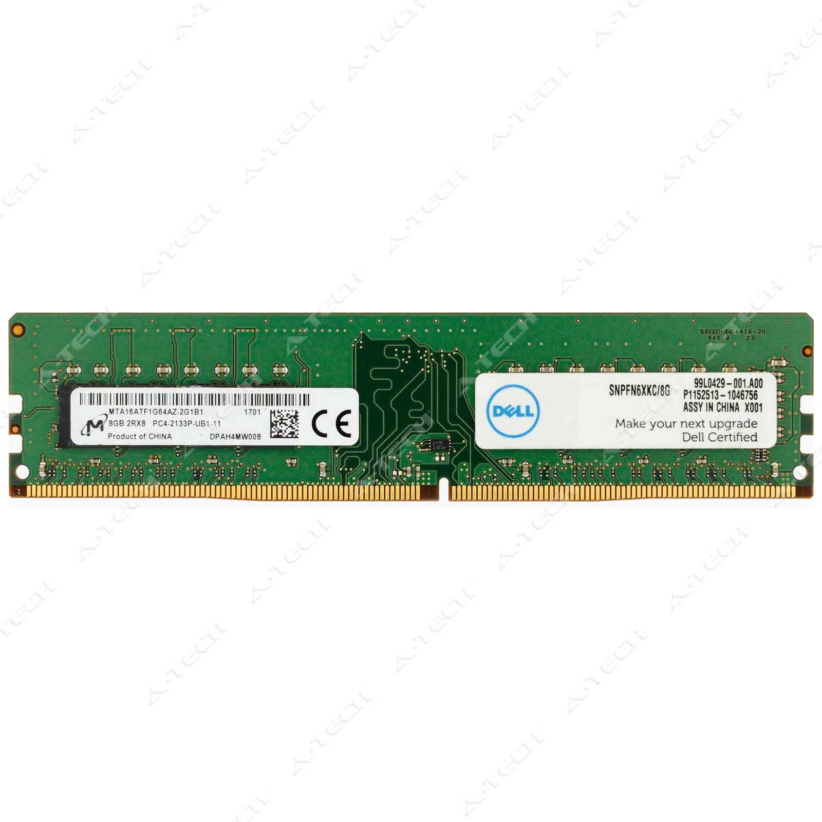 Dell 8GB DDR4-2133 DIMM SNPFN6XKC/8G A8058238 FN6XK 0FN6XK Desktop Memory RAM 1x