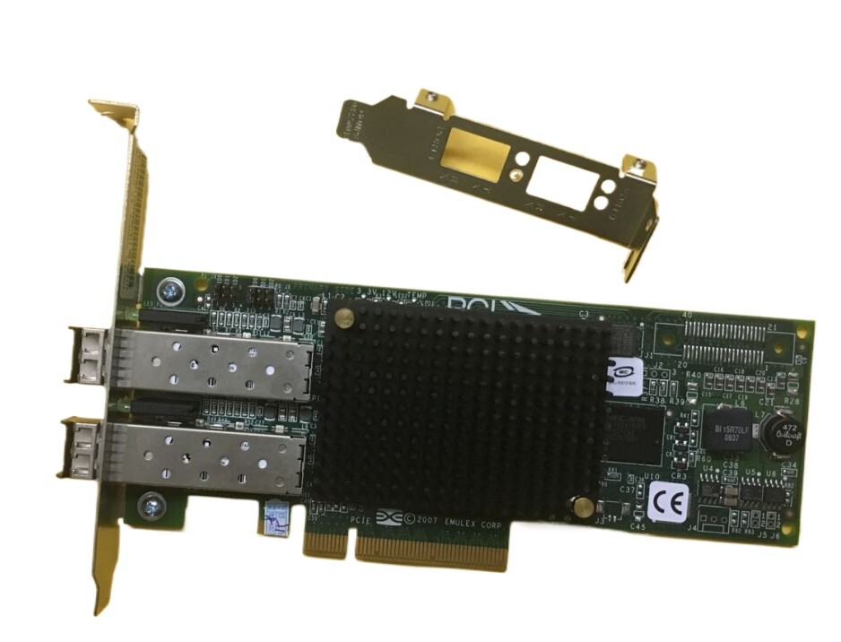 IBM DELL Emulex 8Gb FC 2-port HBA 42D0494 LPE12002-e 42D0500 W/2XSFPS