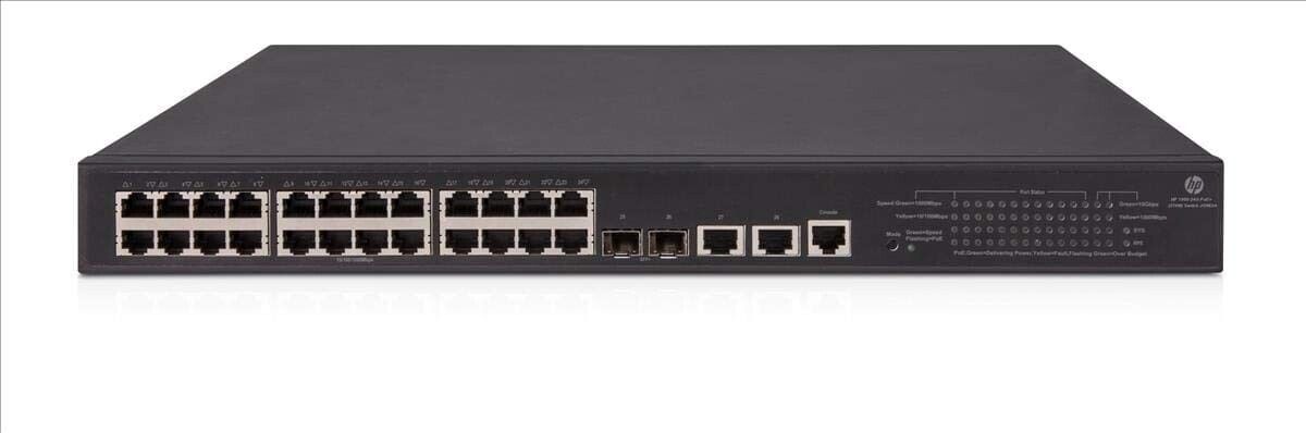 HPE 1950-24G-2SFP+-2XGT-PoE+ - switch - 24 ports - managed switch - JG962A#ABA
