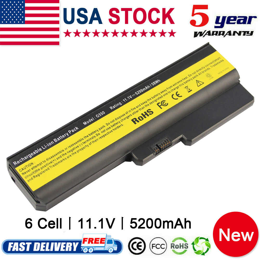 Battery L06L6Y02 L08N6Y02 L08S6D02 For Lenovo 3000 G530-4446 G550-2958LFU G455A