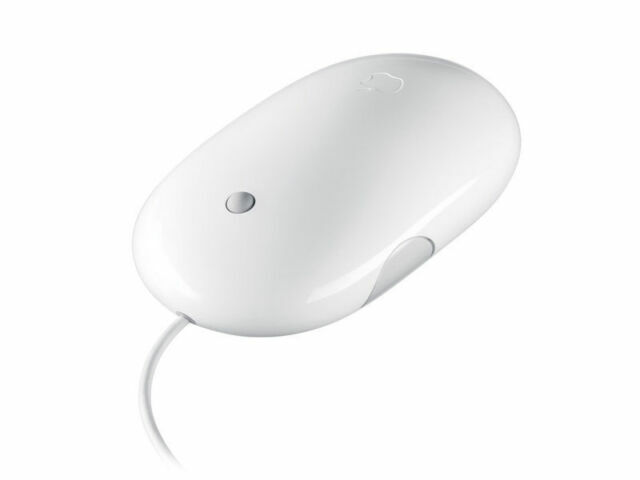 Apple A1152 Mighty Mouse Original Wired USB for Mac, Windows, Linux (MB112LL/B)