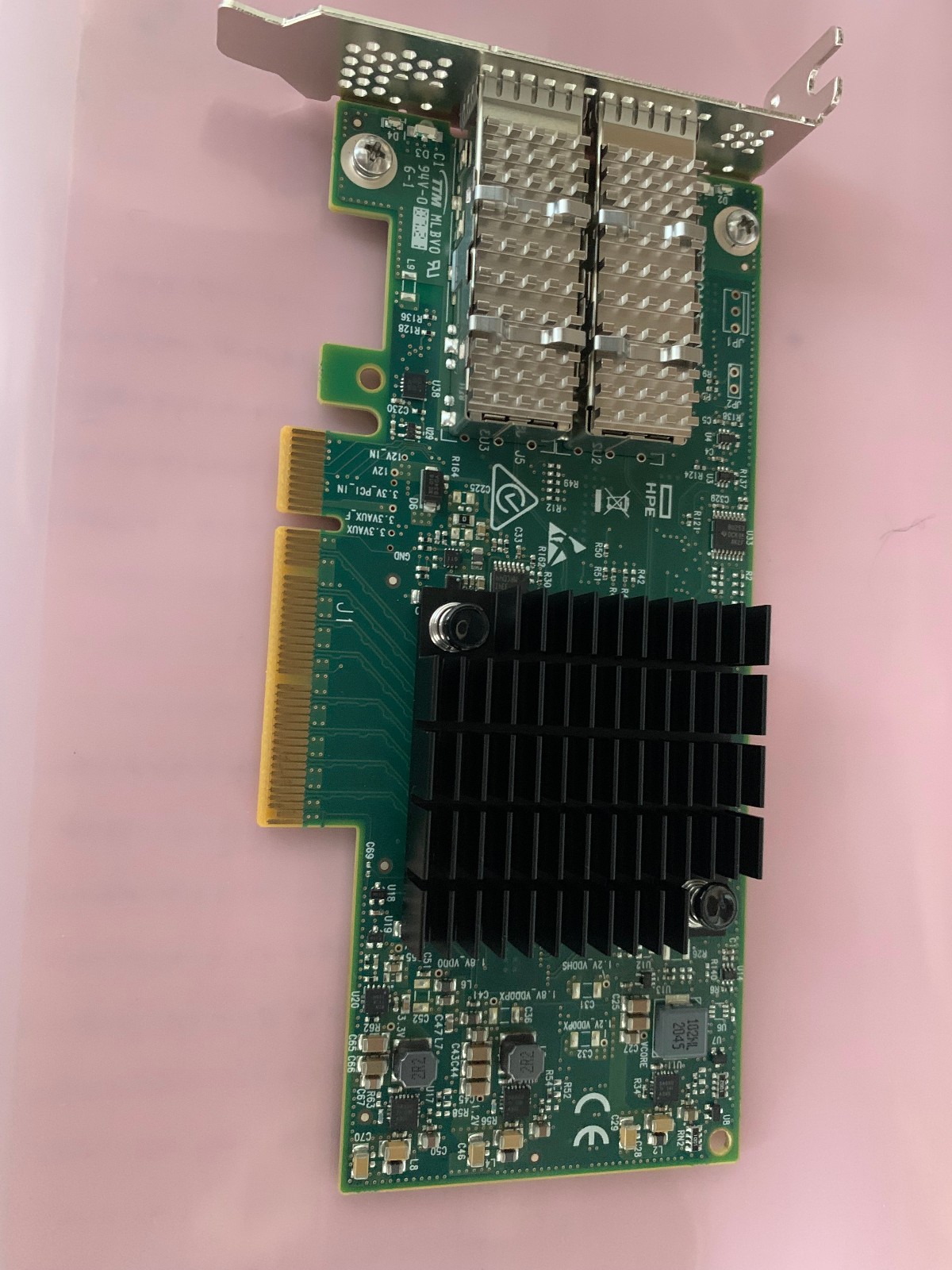 Mellanox HP ConnectX4-LX 2-Port 640SFP28 PCIe x8 3.0 25GbE Adapter 840140-001