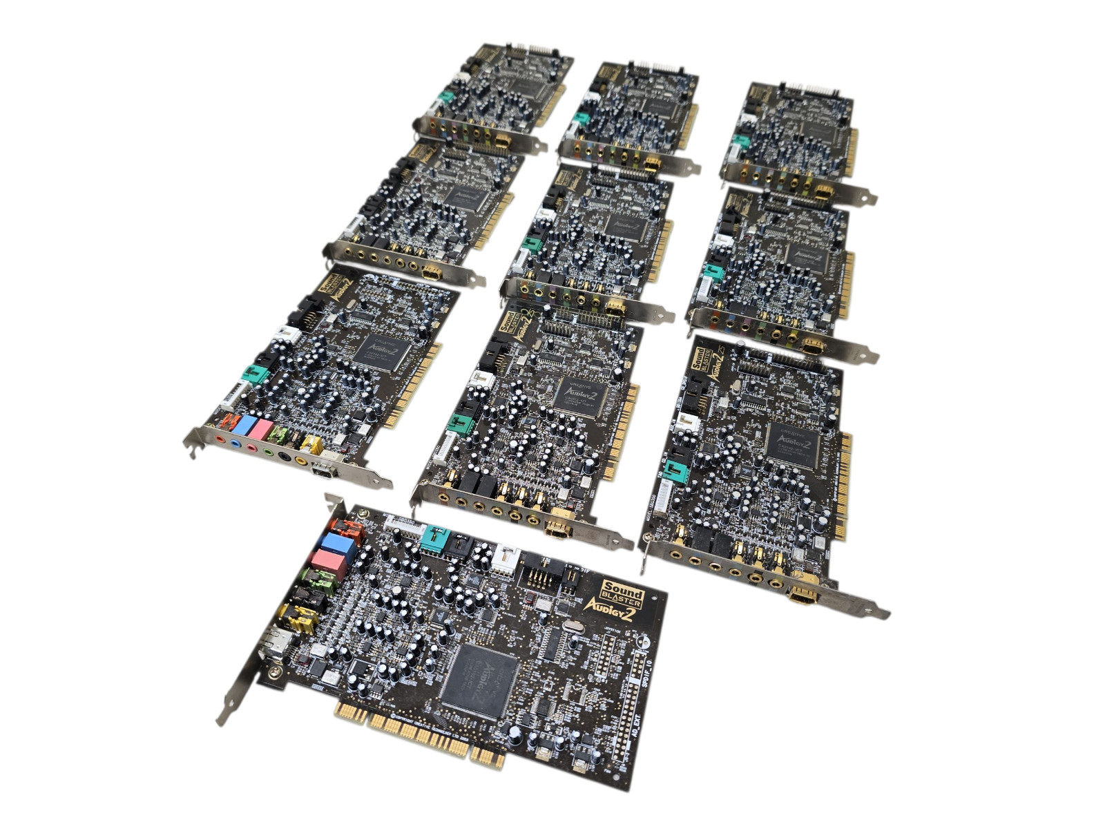 Lot of x10 CREATIVE LABS Sound Blaster AUDIGY2 ZS SB0350 PCI Firewire Sound Card