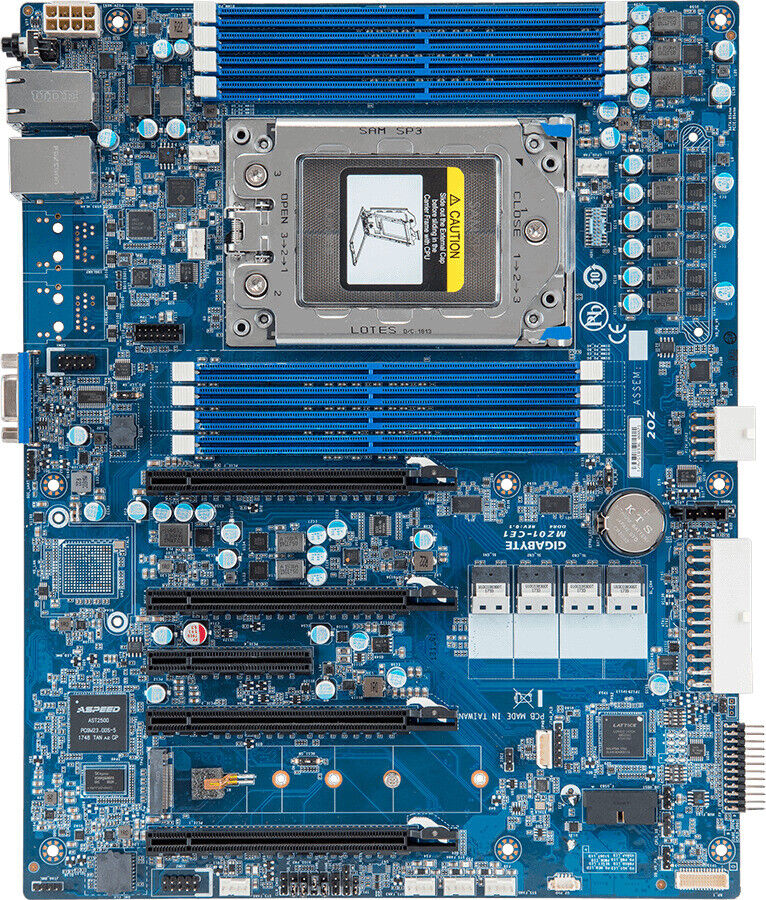 Gigabyte MZ01-CE1 (rev. 1. x) AMD EPYC™ UP Server Board - ATX